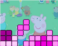 Peppa pig tetris játék